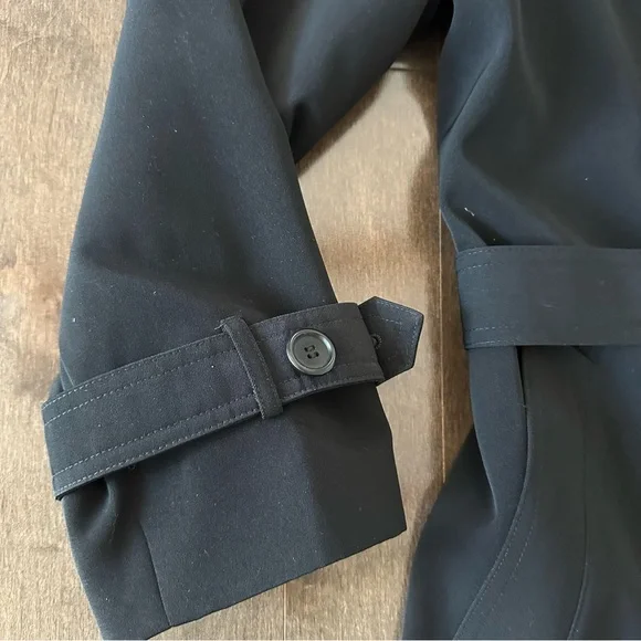 Vintage Jacqueline Ferrar Maxi Trench Coat Belt Timeless Classic Versatile 8 - Picture 4 of 13